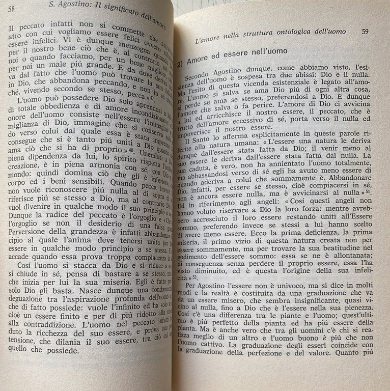 S. AGOSTINO IL SIGNIFICATO DELL'AMORE. UNA INTRODUZIONE AL PENSIERO AGOSTINIANO; …