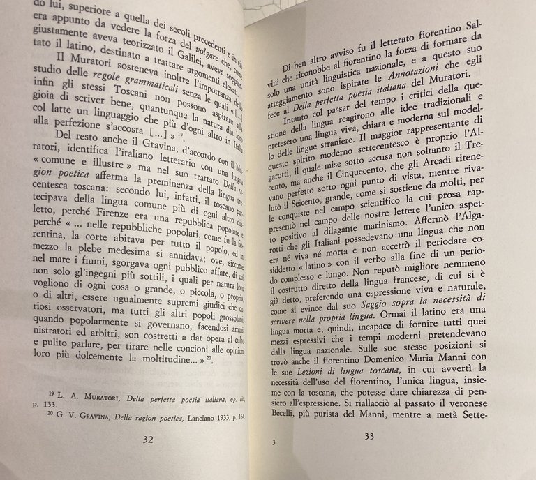 LA LINGUA LETTERARIA DEL MEZZOGIORNO D'ITALIA NEL SETTECENTO