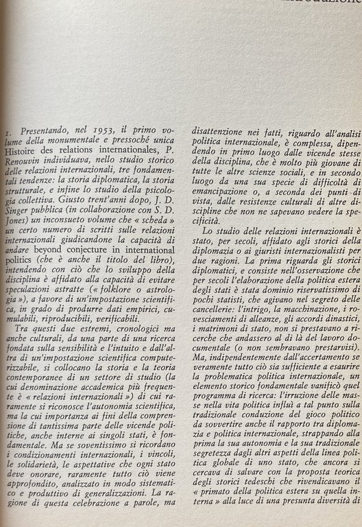 POLITICA INTERNAZIONALE: IL MONDO CONTEMPORANEO