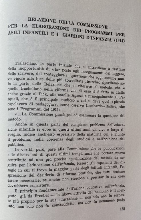 IL METODO FROEBEL PER L'EDUCAZIONE PRESCOLASTICA