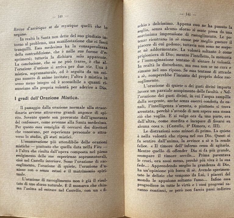 DOTTRINE SPIRITUALI ATTRAVERSO LA STORIA DELLA RELIGIOSITÀ CRISTIANA