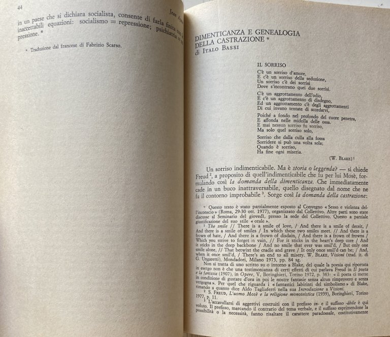 MARX, FREUD: DISSIDENZA O DISSENSO?