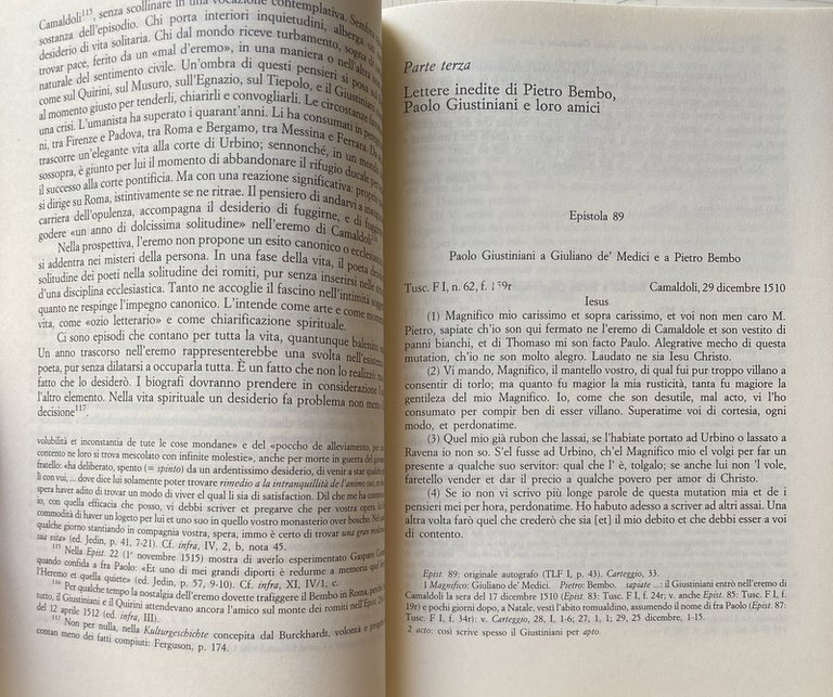 L'EREMO, LA BIBBIA E IL MEDIOEVO IN UMANISTI VENETI DEL …