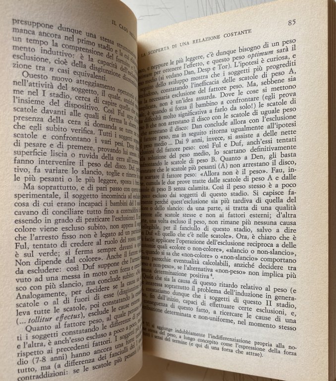 LA GENESI DELL'IDEA DI FORTUITO NEL BAMBINO