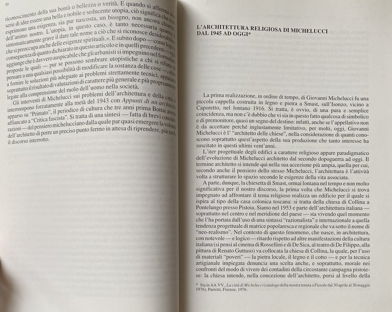 MOMENTI DI ARCHITETTURA ITALIANA CONTEMPORANEA.