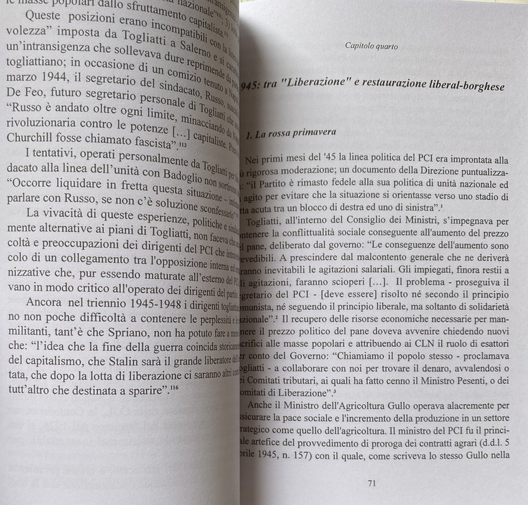 LA SVOLTA BORGHESE DI TOGLIATTI. IL PCI DA SALERNO ALLE …