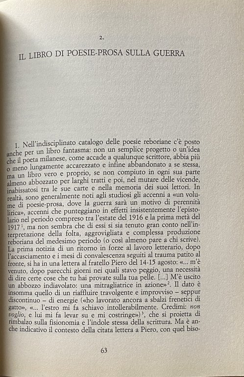 LA COSCIENZA SPIETATA. STUDI SULLA CULTURA E LA POESIA DI …