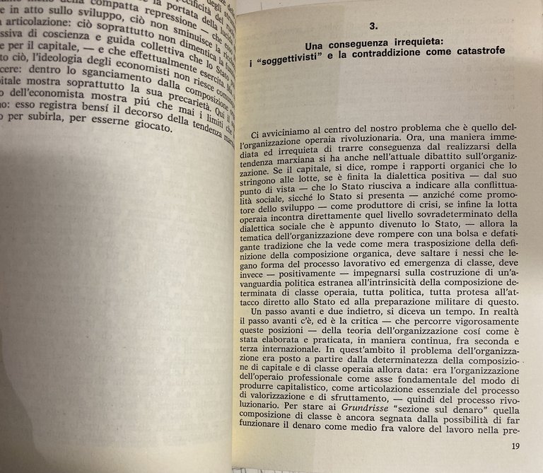 CRISI DELLO STATO-PIANO. COMUNISMO E ORGANIZZAZIONE RIVOLUZIONARIA