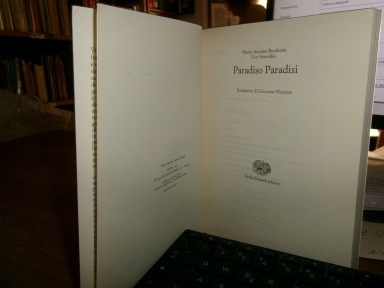 PARADISO PARADISI. Pierre-Antoine Bernheim. Guy Stavridès 1994