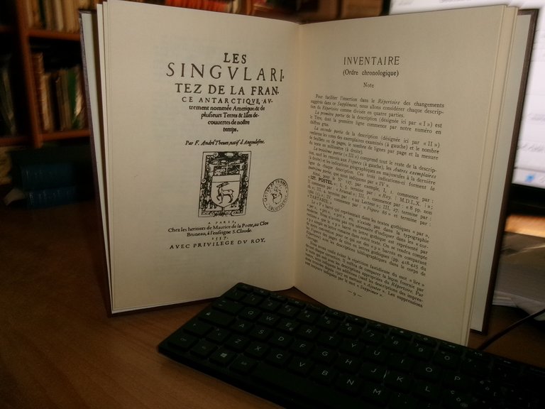 La Littérature Géographique Française de la Renaissance. Répertoire Bibliographique