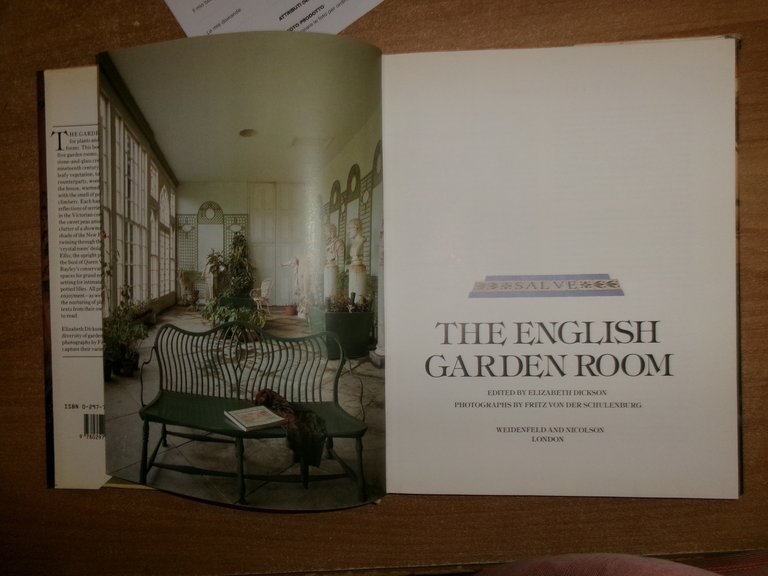 THE ENGLISH GARDEN. ELIZABETH DICKSON 1986