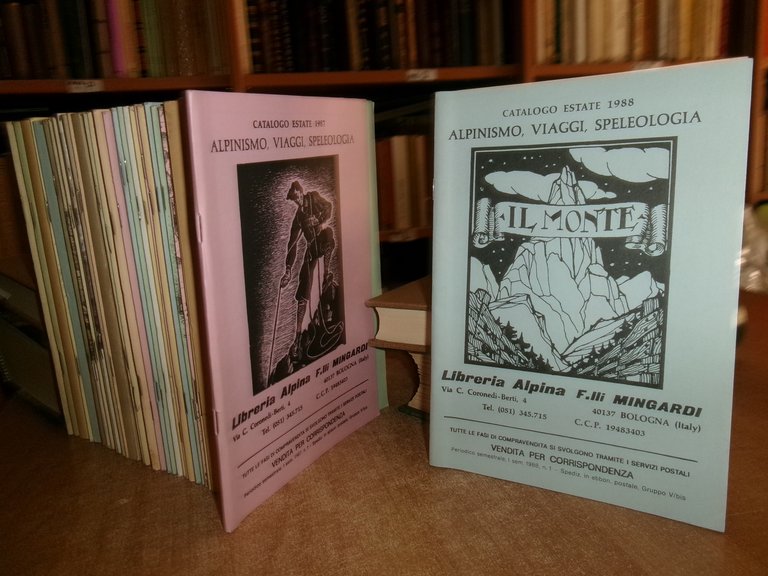 40 cataloghi di libri antichi... Alpinismo Viaggi Speleologia. LIBRERIA ALPINA …