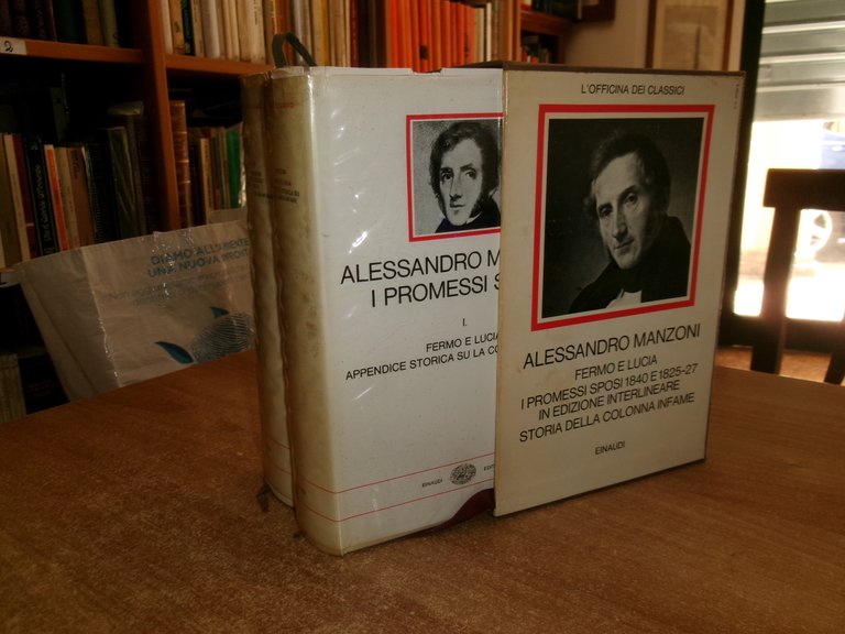 ALESSANDRO MANZONI. I Promessi Sposi...Fermo e Lucia... appendice...Einaudi 1971