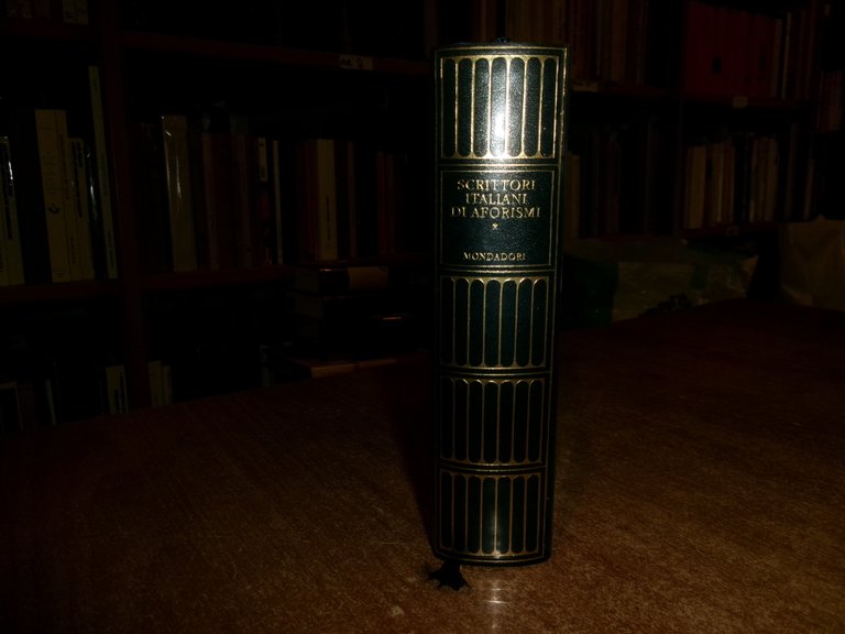 Scrittori Italiani di Aforismi. Volume Primo I CLASSICI. Meridiani 1994