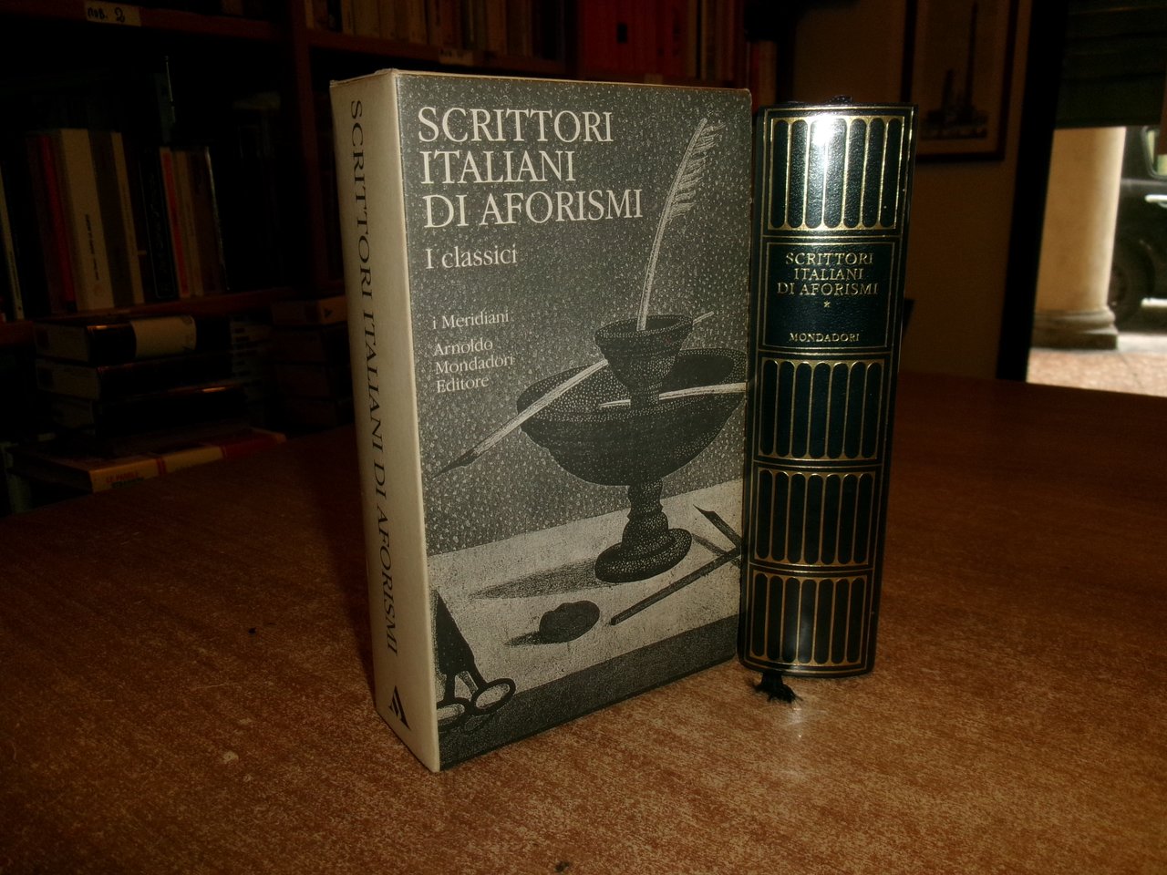 Scrittori Italiani di Aforismi. Volume Primo I CLASSICI. Meridiani 1994