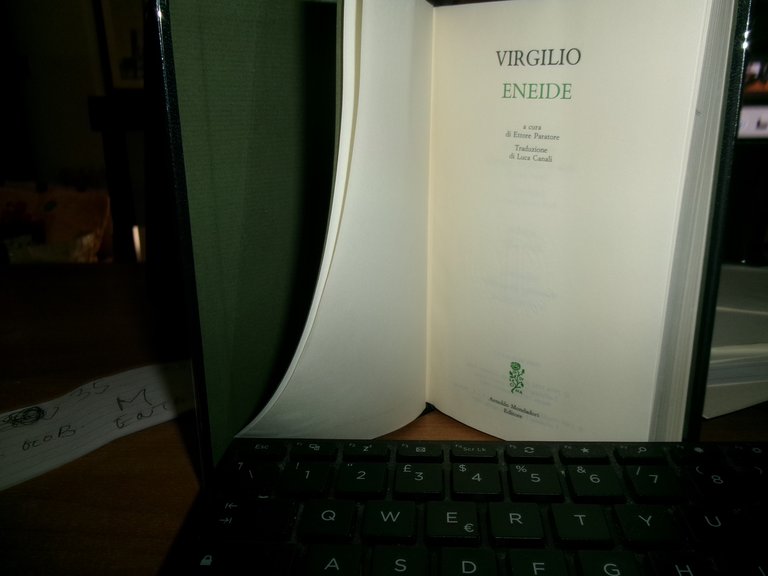 VIRGILIO. ENEIDE. Milano, Arnoldo Mondadori I Meridiani, 1989