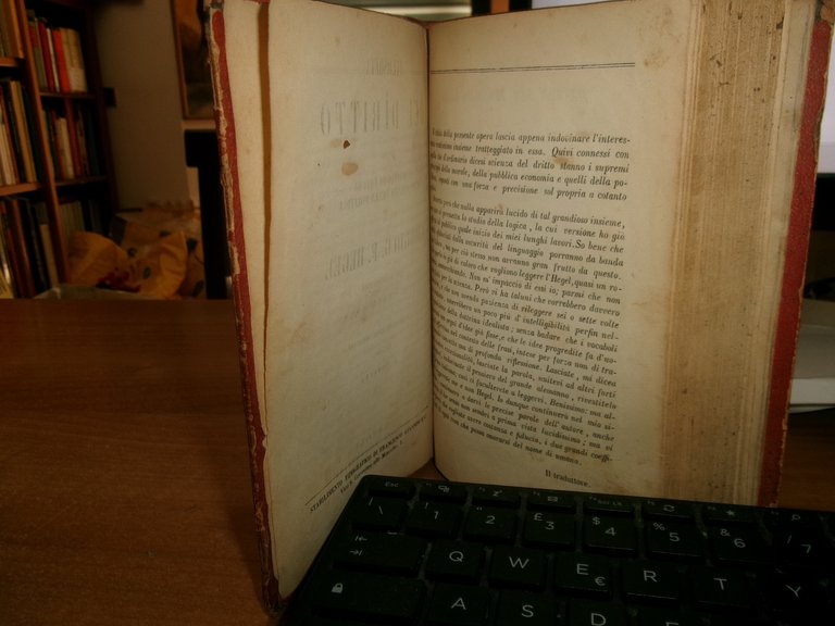 Filosofia del Diritto ossia il Diritto di Natura e la...GIORGIO …