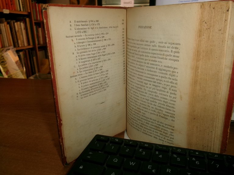 Filosofia del Diritto ossia il Diritto di Natura e la...GIORGIO …