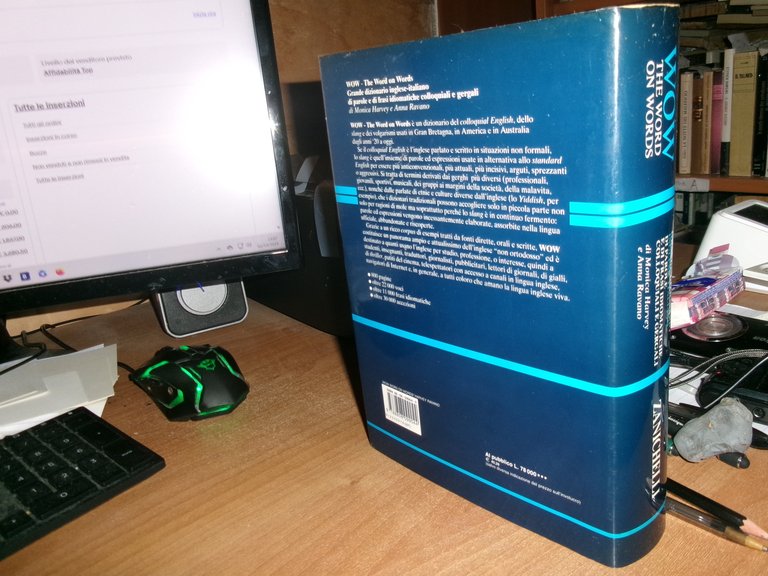WOW The Word on Words Grande Dizionario Inglese Italiano di …