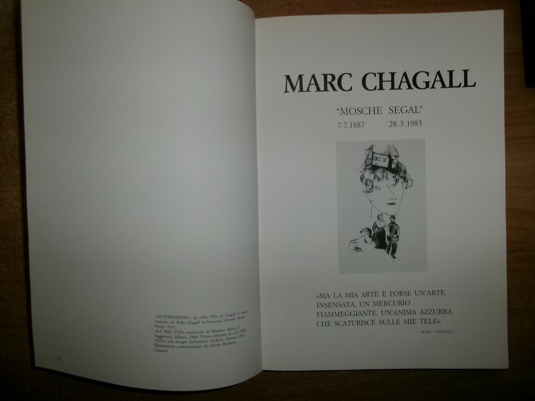 MARC CHAGALL. Milano, Master International Art. 1993