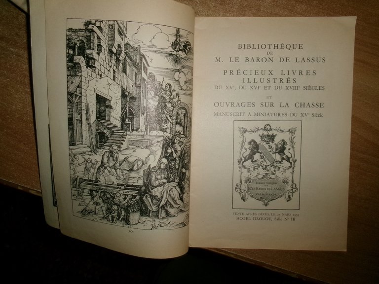 (Caccia) Bibliothèque de M. le baron de Lassus 1955