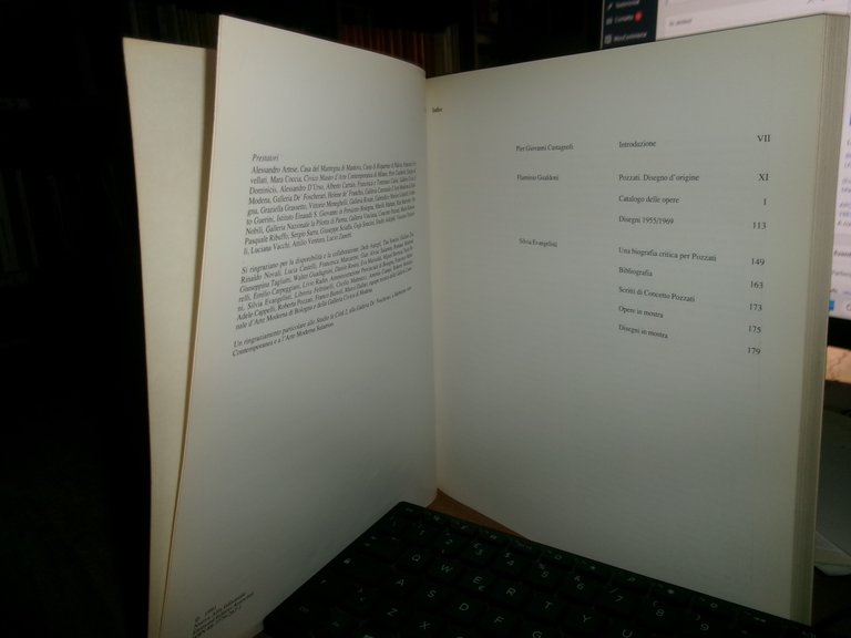 CONCETTO POZZATI antologica. Pier Giovanni Castagnoli, Silvia Evangelisti...1991