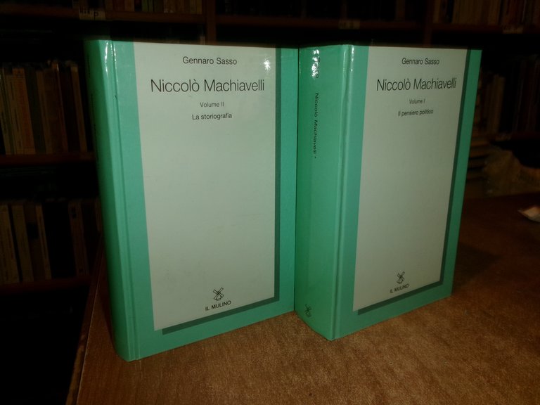 Niccolò Machiavelli. La storiografia/Il pensiero politico 2 volumi GENNARO SASSO