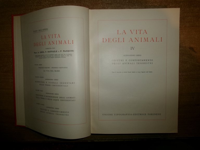 La Vita degli Animali. PASQUALE PASQUINI - FEDERICO RAFFAELE 1950/1951 …