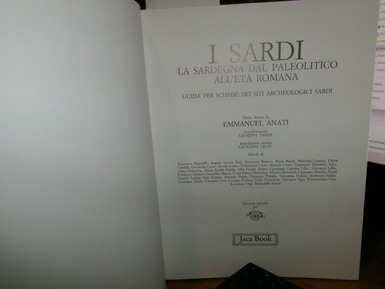 AA. VV. I SARDI la Sardegna dal Paleolitico all' età …