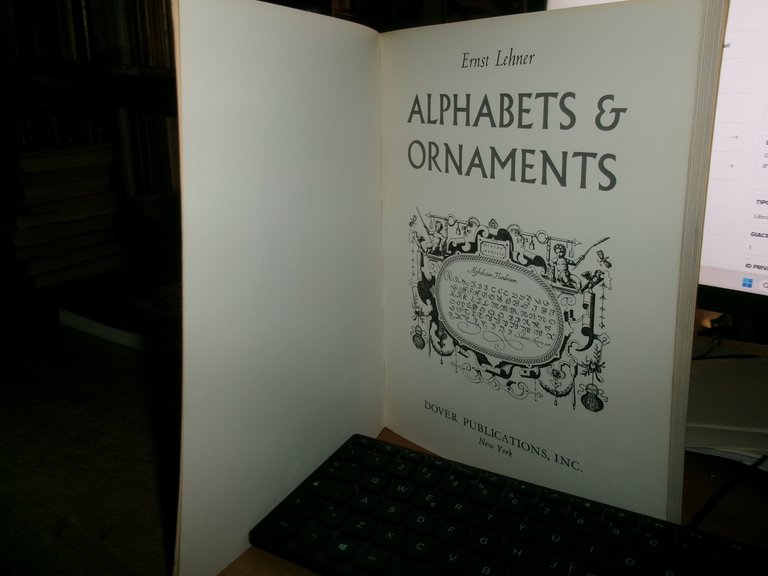 ALPHABETS and ORNAMENTS over 750 Copyright-free illustrations...ERNST LEHNER1968