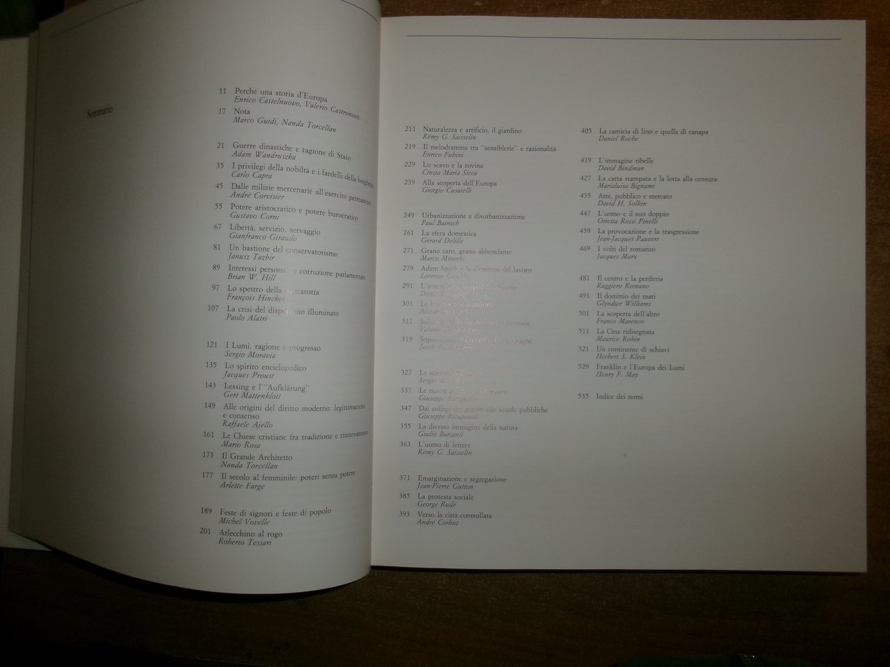 AA. VV. La disgregazione dell' Ancien Régime. B.N.L., 1987