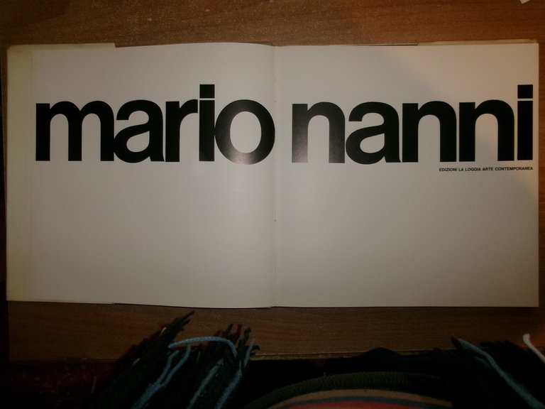 MARIO NANNI Edizioni La Loggia Arte Contemporanea 1976