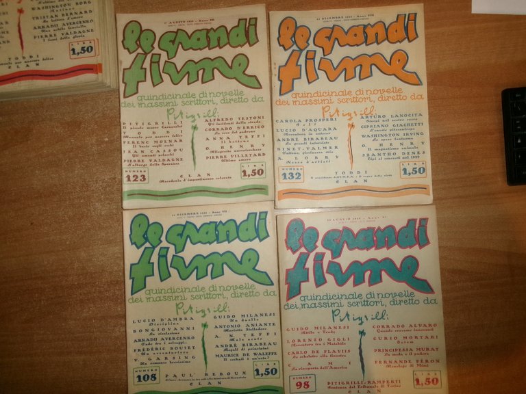 Le grandi firme. Quindicinale di novelle dei massimi scrittori diretto …