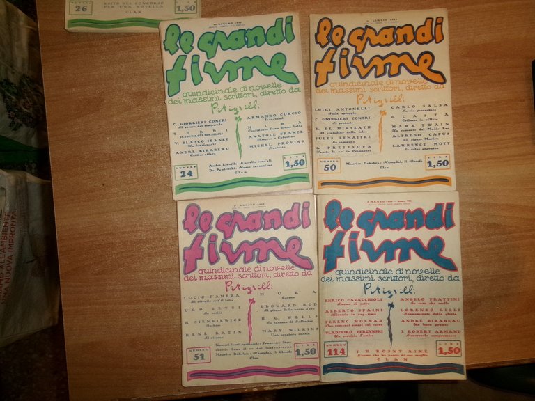 Le grandi firme. Quindicinale di novelle dei massimi scrittori diretto …