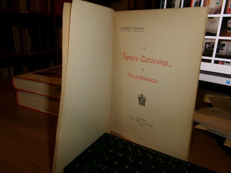 La sgnera Cattareina in pellegrinaggio. ALFREDO TESTONi 1901
