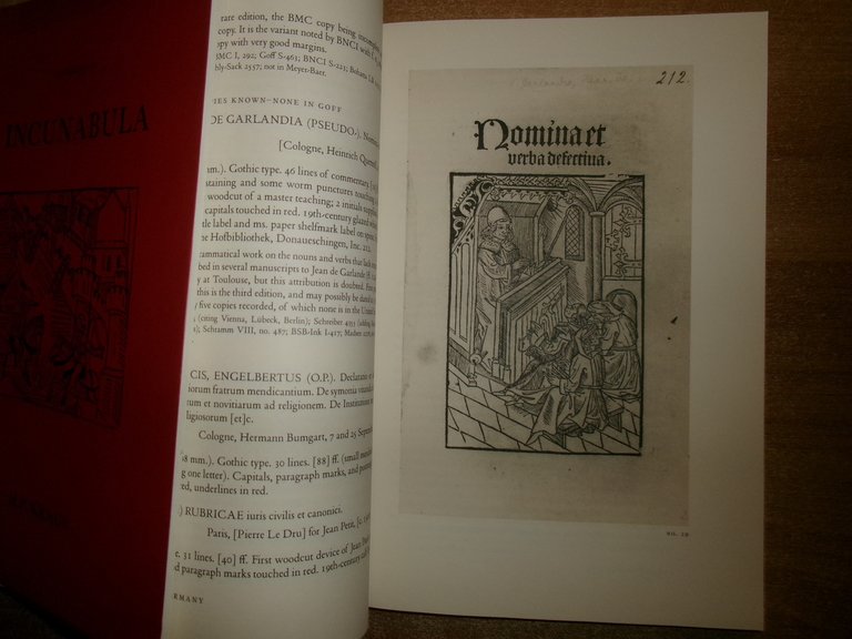 INCUNABOLA Catalogue 154 - 209. New York, H.P. KRAUS 1998