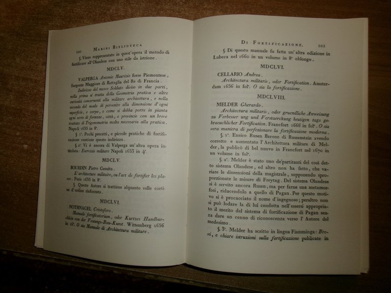 MARINI, LUIGI. Bologna, 1810 (ma anastatica Bologna, Libreria Brighenti, 1971). …
