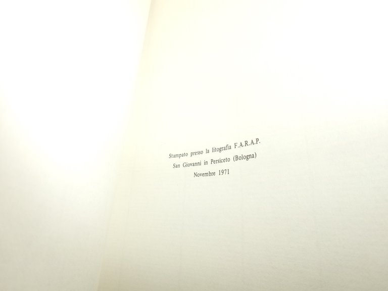 MARINI, LUIGI. Bologna, 1810 (ma anastatica Bologna, Libreria Brighenti, 1971). …