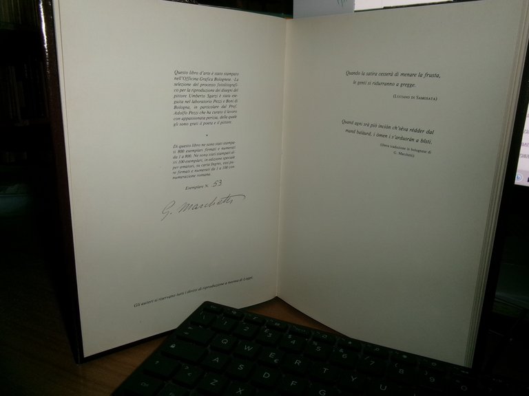 Rime Bolognesi. I. GAETANO MARCHETTI 1980
