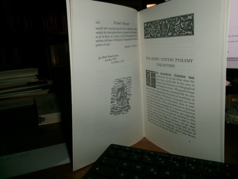 PTOLEMY'S GEOGRAPHY. HENRY N. STEVENS 1972