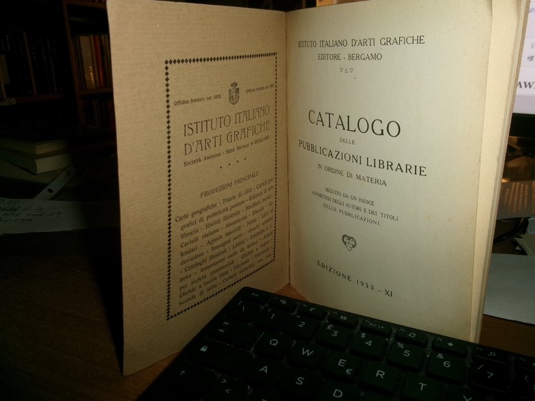 Catalogo Generale delle Opere d' Arte e di lusso. Bergamo, …