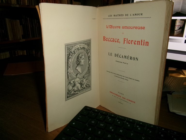 Le Décaméron Premier Partie. BOCCACCE, FLORENTIN 1914