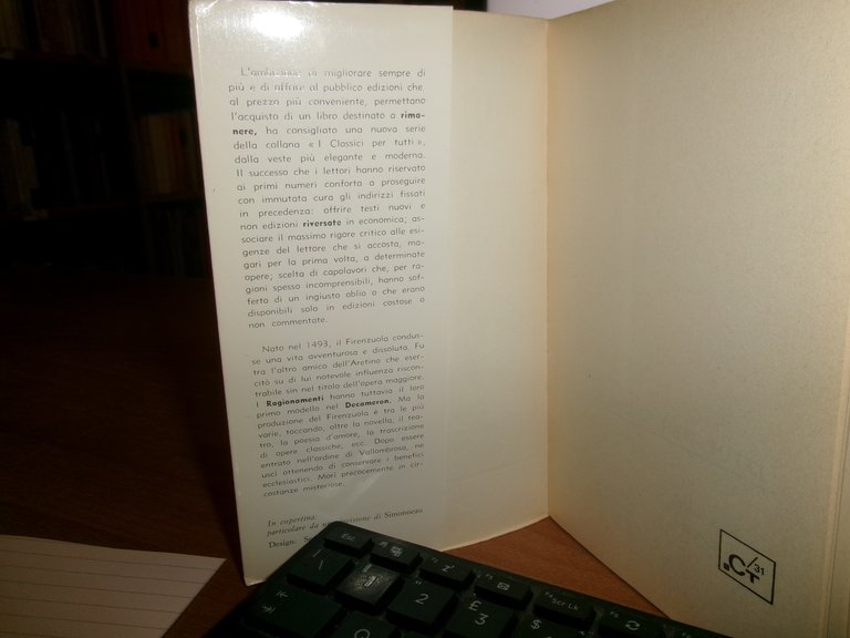 I ragionamenti d' amore - FIRENZUOLA Agnolo - 1966