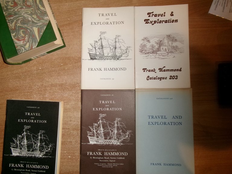 Travel and Exploration. 6 cataloghi di FRANK HAMMOND