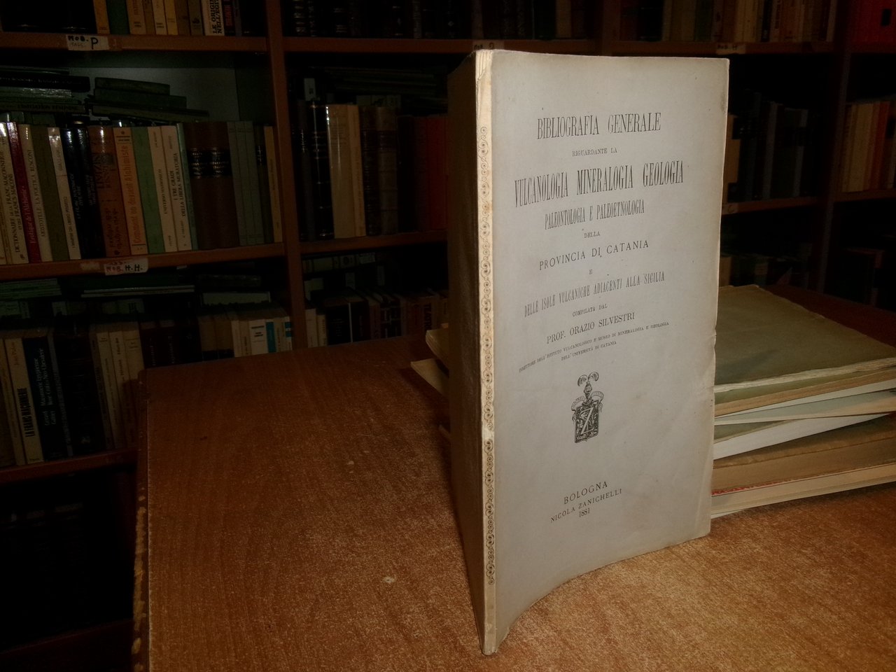 Bibliografia generale riguardante la vulcanologia, mineralogia... SILVESTRI 1881