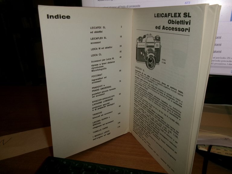 LEICA. Foto-Cine-Ingrandimento-Proiezione-Binocoli. Catalogo generale 1973