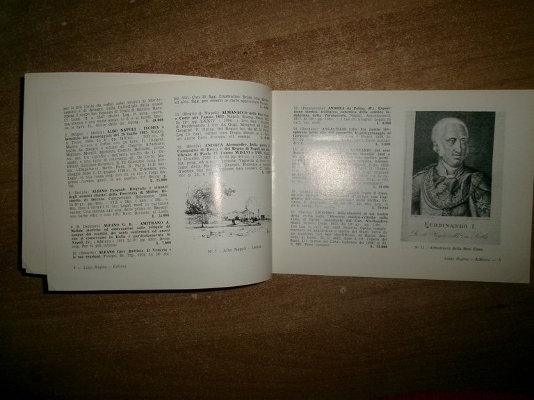 (6 cataloghi) BIBLIOTECA STORICA MERIDIONALE... LUIGI REGINA 1976/1979