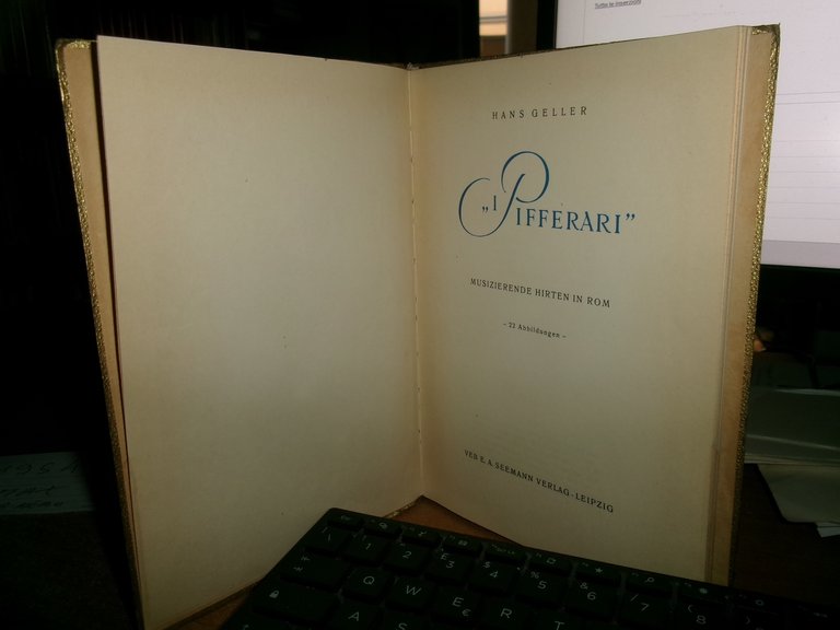 I PIFFERAI. Musizierende Hirten in Rom. HANS GELLER 1954