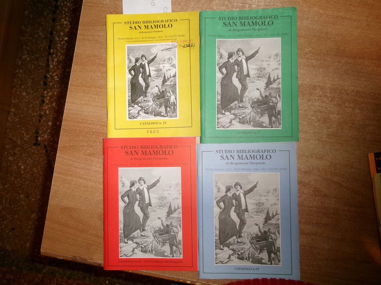 12 cataloghi STUDIO BIBLIOGRAFICO SAN MAMOLO 1998/2005