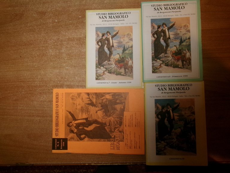 12 cataloghi STUDIO BIBLIOGRAFICO SAN MAMOLO 1998/2005